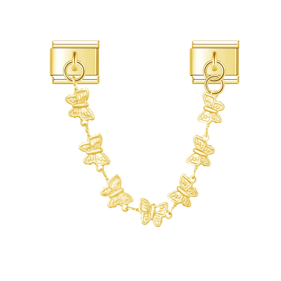 Butterfly Chain in Gold