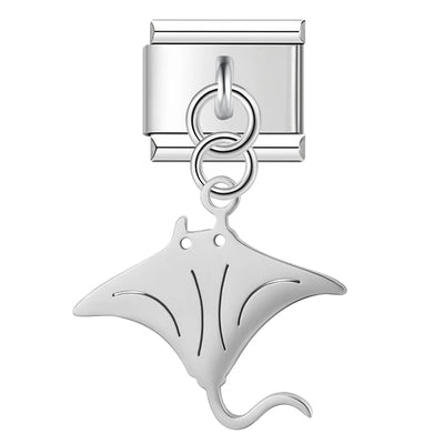Manta Ray in Silver
