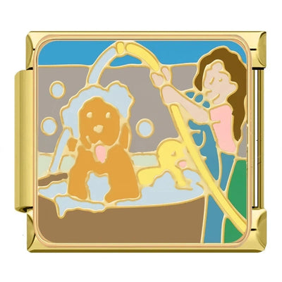 Dog Bath Time