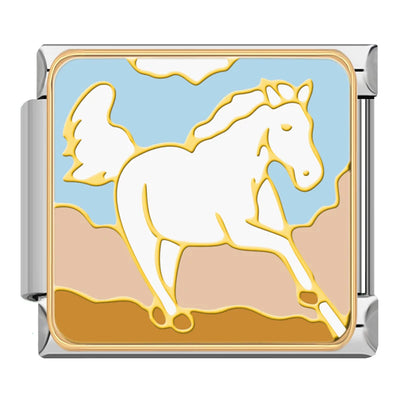 White Running Horse
