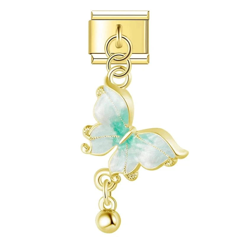 Mint Butterfly Dangle