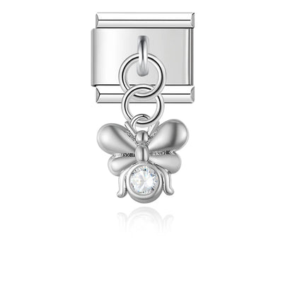 Crystal Bee in Silver