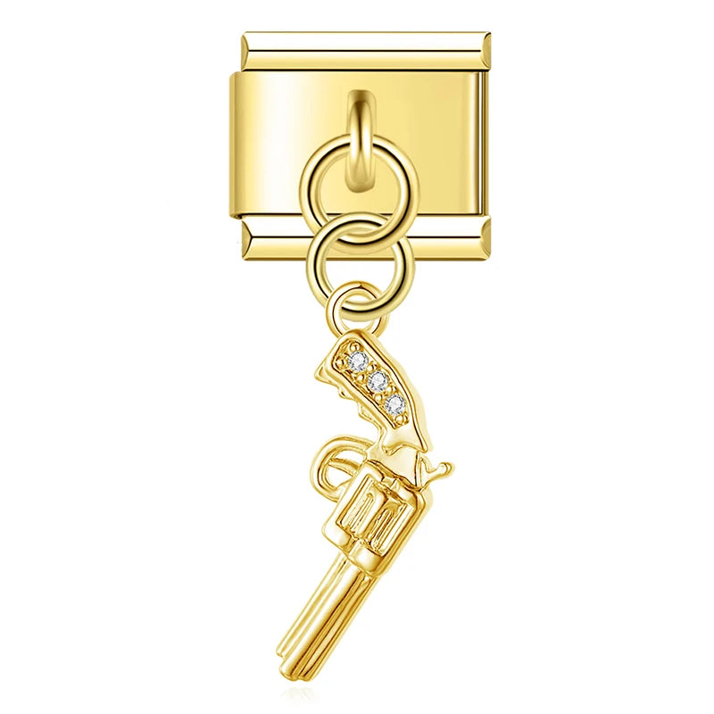 Revolver in Gold