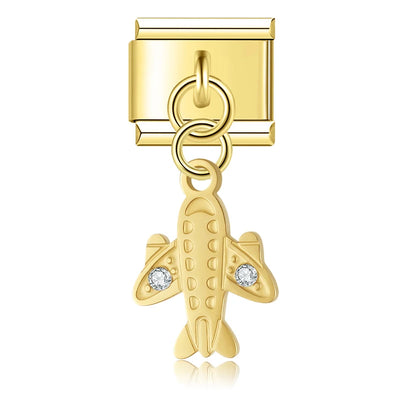Gold Airplane