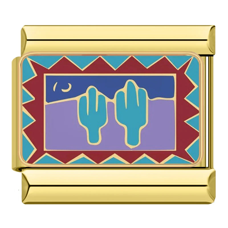 Desert Cactus Scene