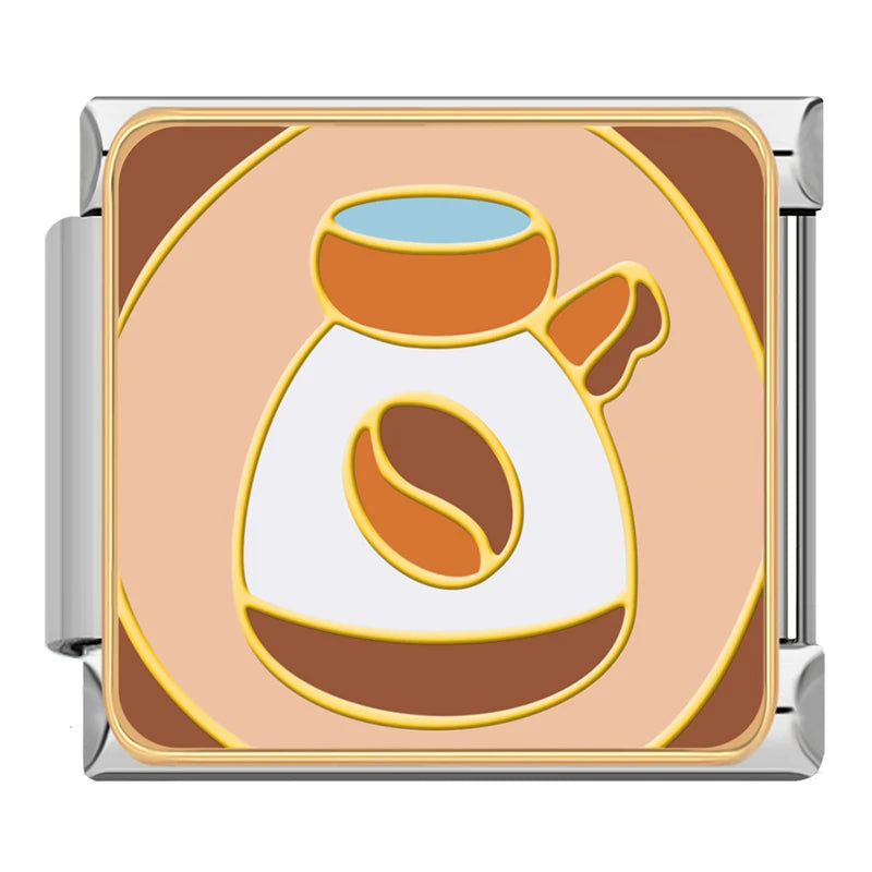 Coffee Pot with Bean