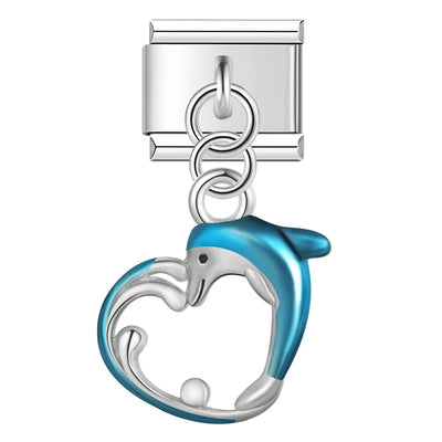 Blue Dolphin Heart