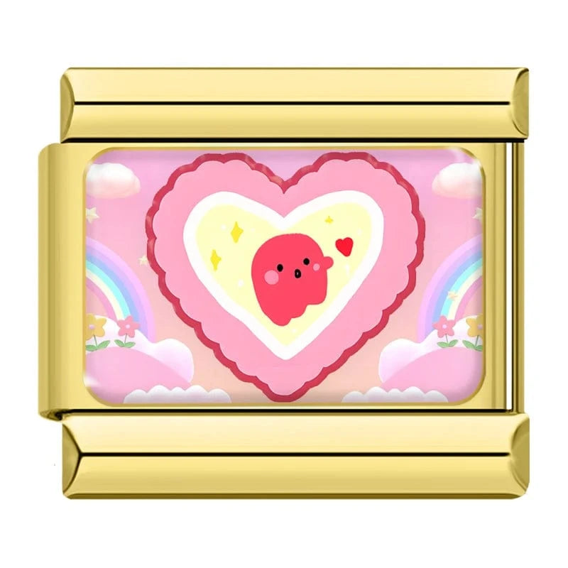 Pink Heart Face