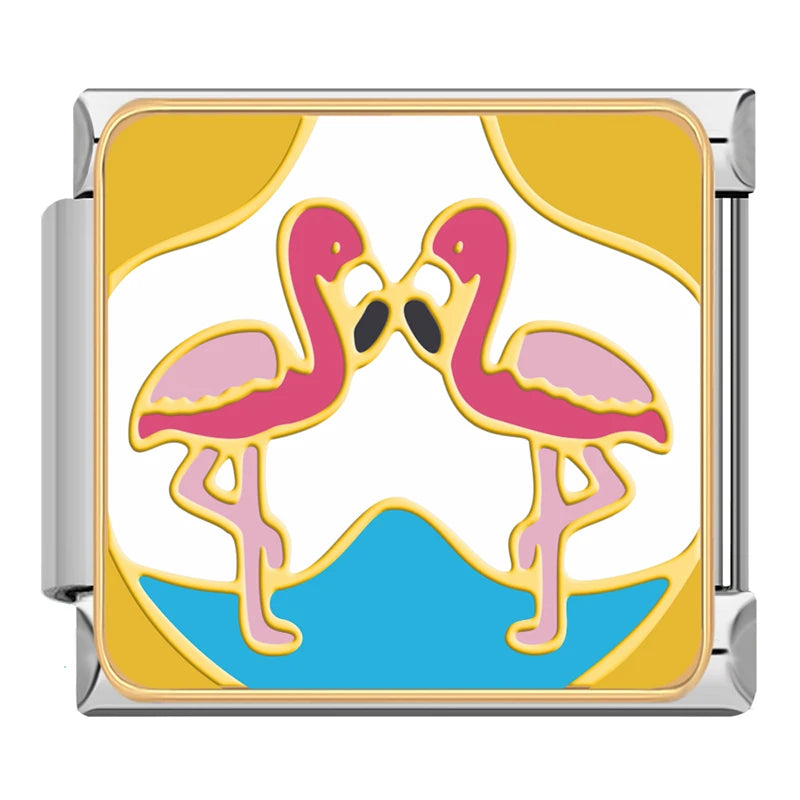 Pink Flamingo Pair