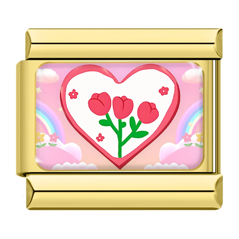 Sweetheart Pink Charm Set