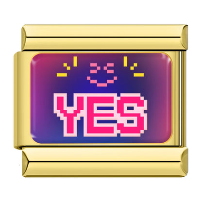Pixel Pop Charm Set