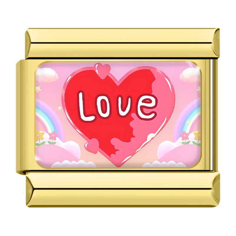 Sweetheart Pink Charm Set