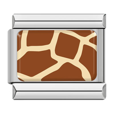 Giraffe Print in Silver
