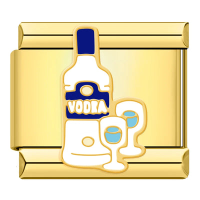 Vodka Bottle and Glasses