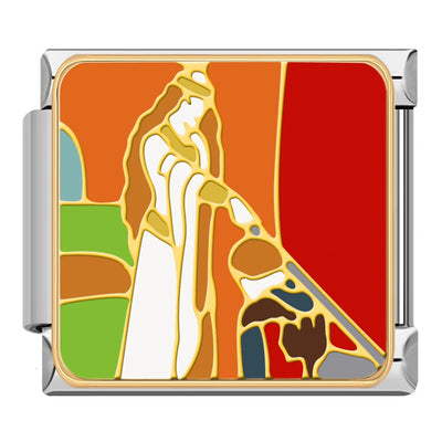Stained Glass Figure