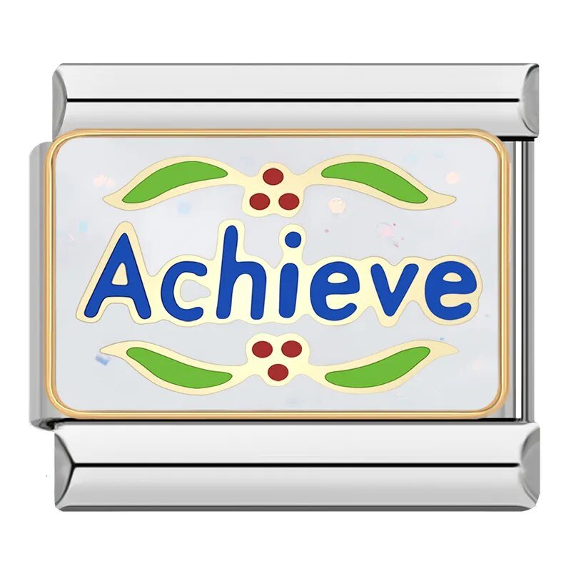 Achieve - Cacilia Sauer - Italian Charm Bracelet - custom jewelry - vintage jewelry - charms and pendants