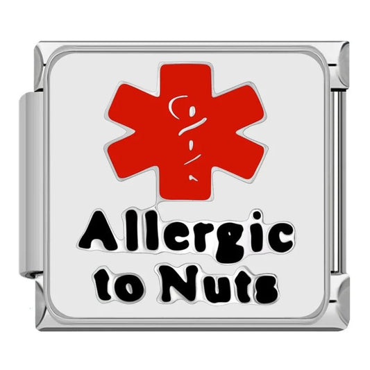 Allergic to Nuts - Cacilia Sauer - Italian Charm Bracelet - custom jewelry - vintage jewelry - charms and pendants