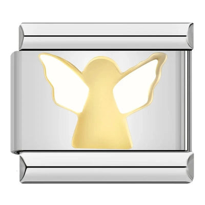Golden Angel Silhouette