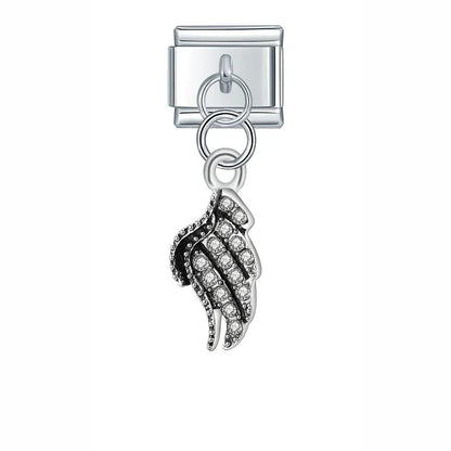 Angel Wing Charms - Cacilia Sauer - Italian Charm Bracelet - custom jewelry - vintage jewelry - charms and pendants