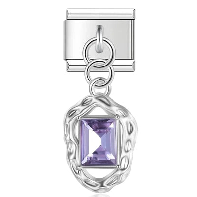 Purple Gem Dangle
