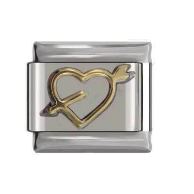 Arrow Gold Heart