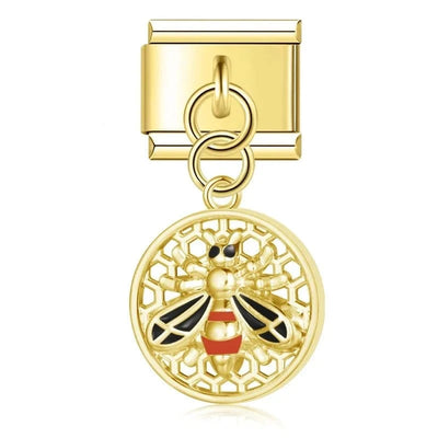 Gold Bee Dangle