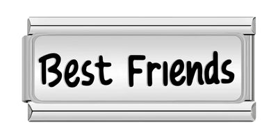 Best Friends Silver Tag