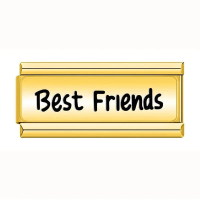 Best Friends Gold Tag