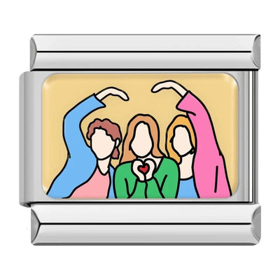 Three Friends Heart