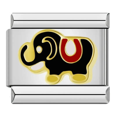 Black Golden Elephant