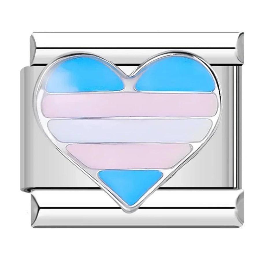 Trans Flag Heart