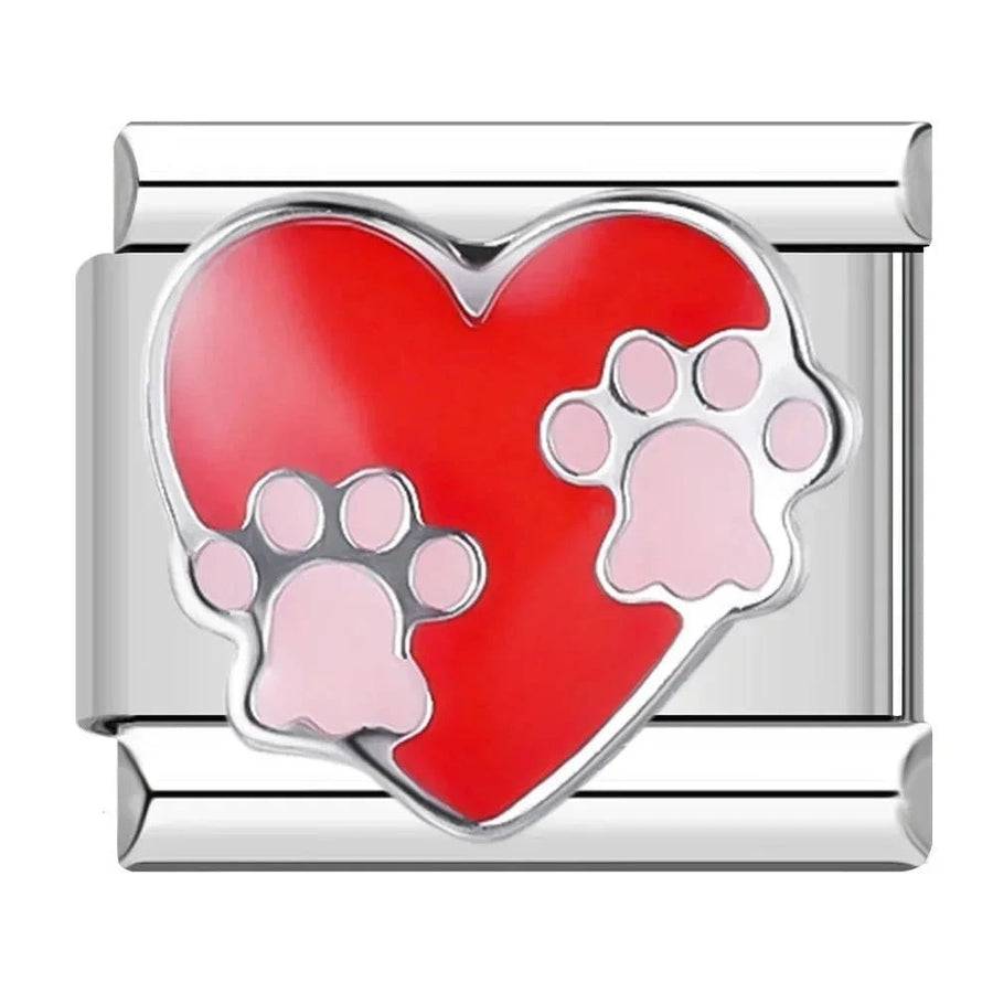 Paw Print Heart