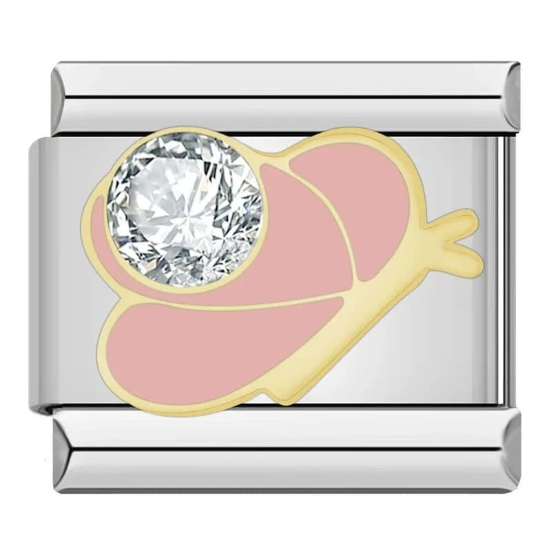 Pink Crystal Butterfly