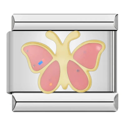 Pink and Gold Butterfly