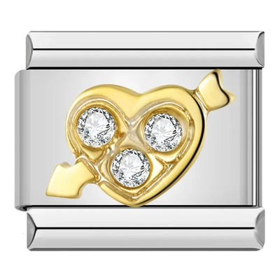 Crystal Arrow Heart
