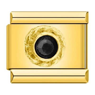 Black Round Crystal