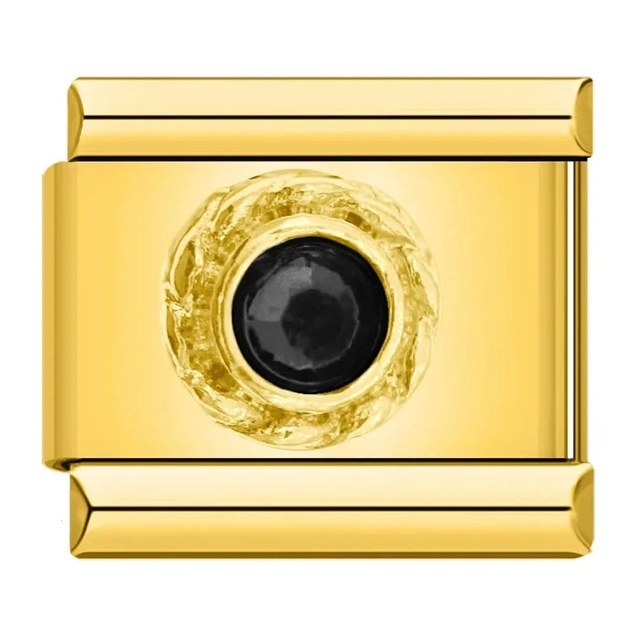 Black Round Crystal