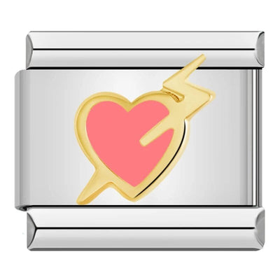 Pink Heart with Arrow