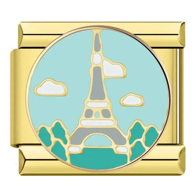 Eiffel Tower Teal