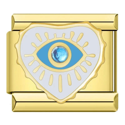 White Heart Evil Eye