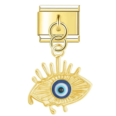 Gold Eye Dangle