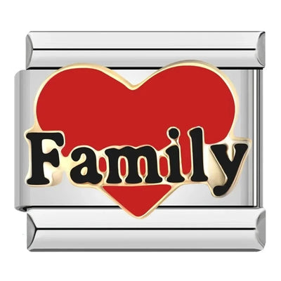 Family Red Heart