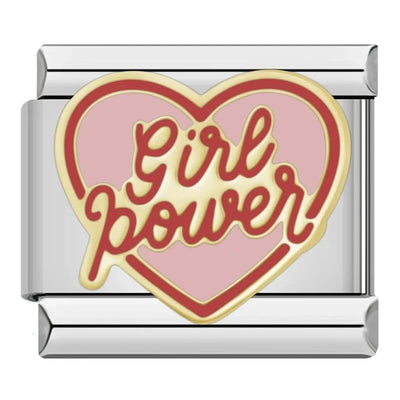Girl Power Pink Heart