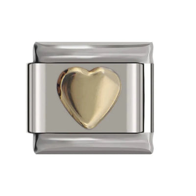 Puffy Gold Heart