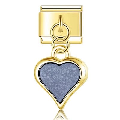 Golden Blue Heart