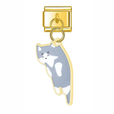 Hanging Gray Cat