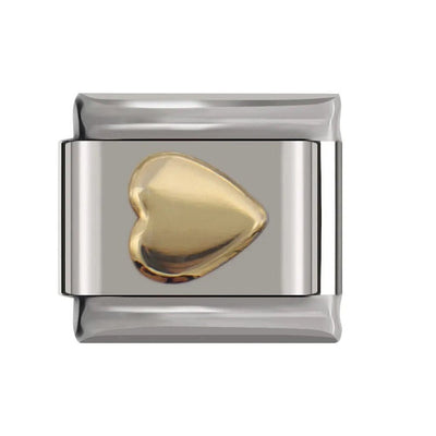 Horizontal Gold Heart