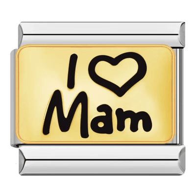 I Love Mam in Gold