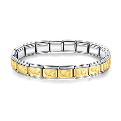 Inner Gold Hearts Bracelet