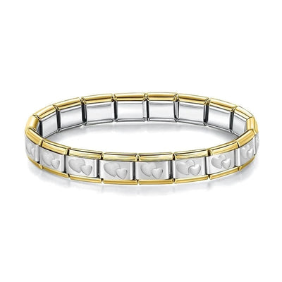 Inner Silver Hearts Bracelet